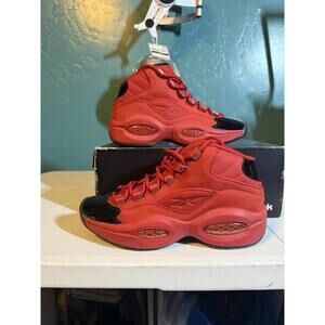 Reebok FX4015 Question Mid Allen Iverson Heart  Over Hype Sneakers Size 7 GS OG